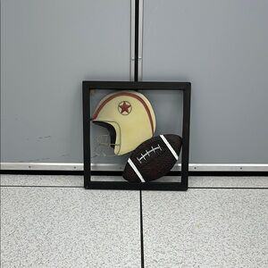 Vintage Sports Wall Art with Black Frame